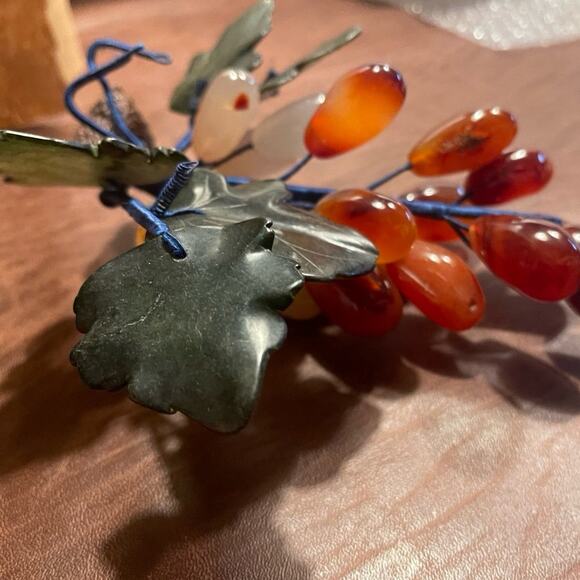 Vintage agate and onyx grapes - Picture 4 of 9